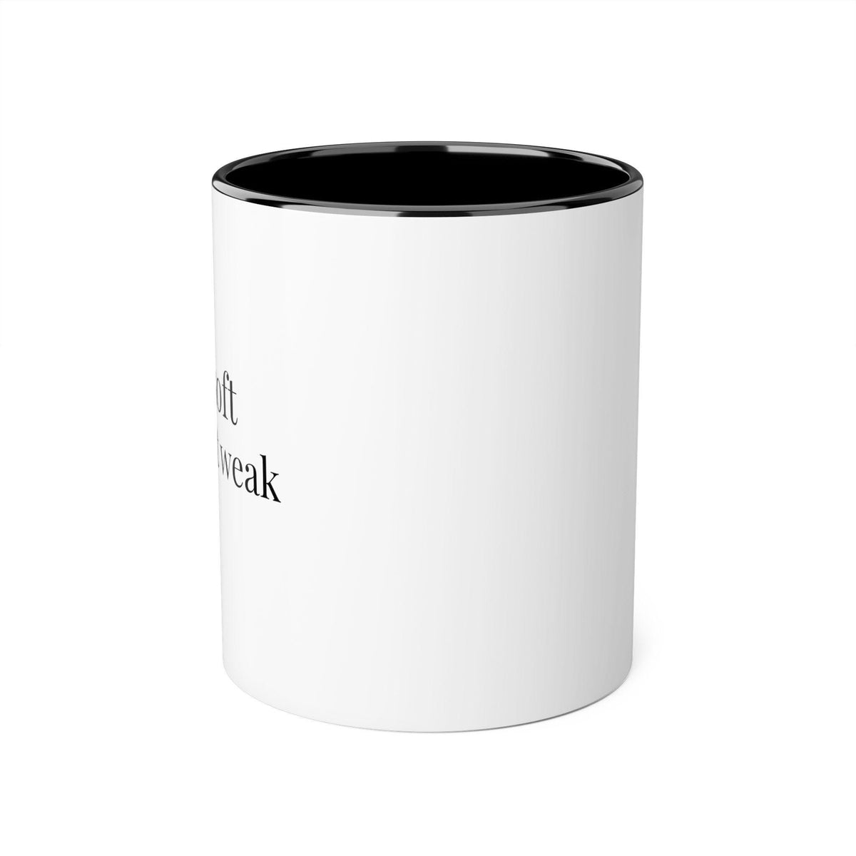 Soft Not Weak Mug | Empowering Ceramic Coffee Cup
