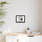 Evenings Made Better by Records & Relaxation Canvas | Framed Music Wall Art | Vinyl Record Decor | Cozy Home Aesthetic Art