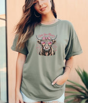 Funny Cow Graphic T-Shirt, Women's Relaxed Fit Cotton Tee