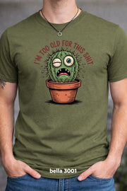 Funny Cactus Graphic T-Shirt | Sarcastic Humor Tee
