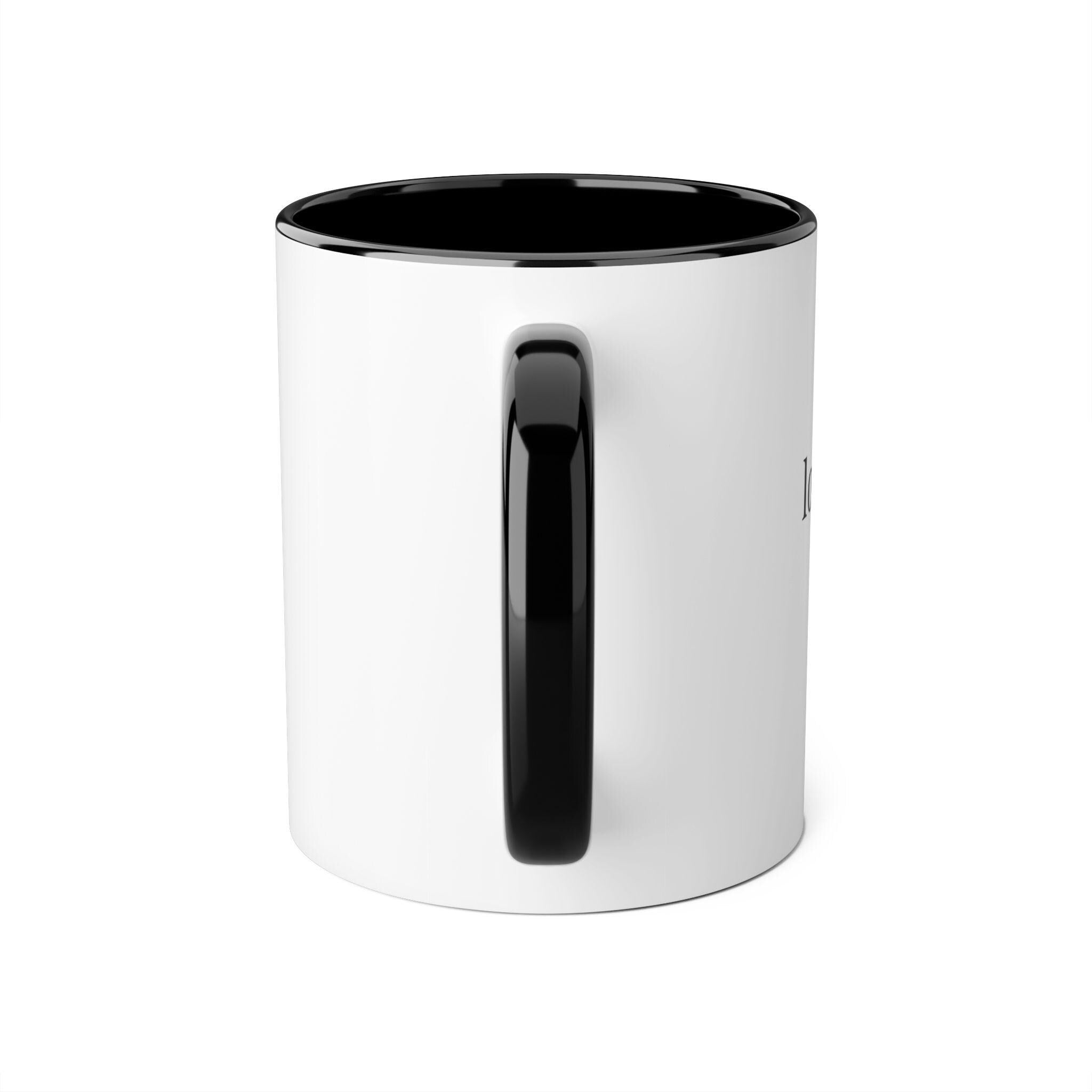 Love Quietly Fiercely Mug, Minimalist Coffee Cup, Valentine's Day Gift