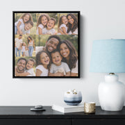 Personalized Family Photo Collage Canvas Print | Custom Home Decor