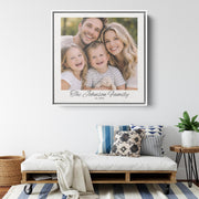 Personalized Family Photo Collage Canvas Print | Custom Home Decor