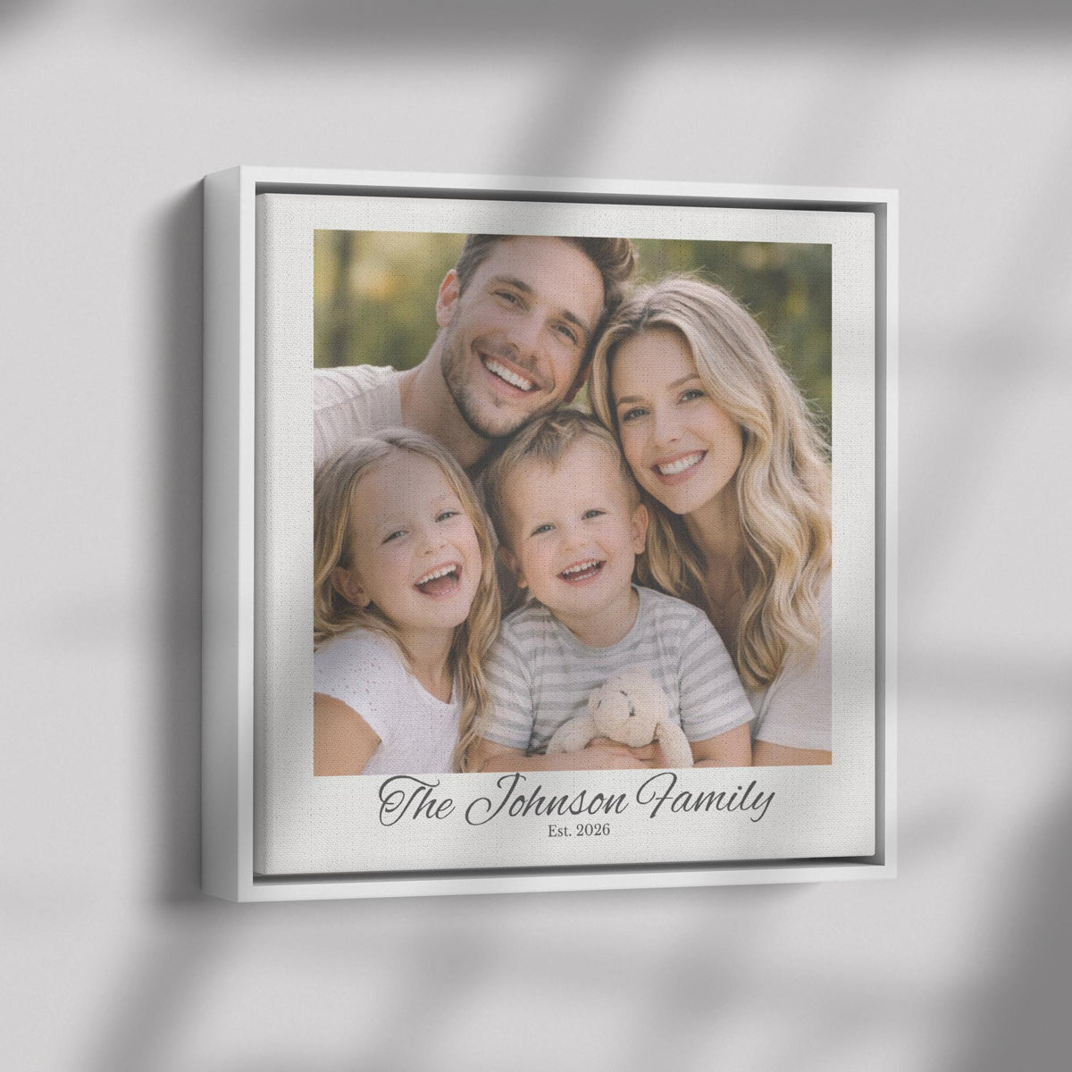 Personalized Family Photo Collage Canvas Print | Custom Home Decor