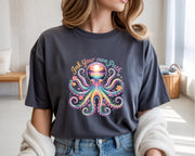 Octopus tee, Ink Your Own Path graphic, kawaii ocean creature shirt, unisex fit