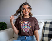 Octopus tee, Ink Your Own Path graphic, kawaii ocean creature shirt, unisex fit