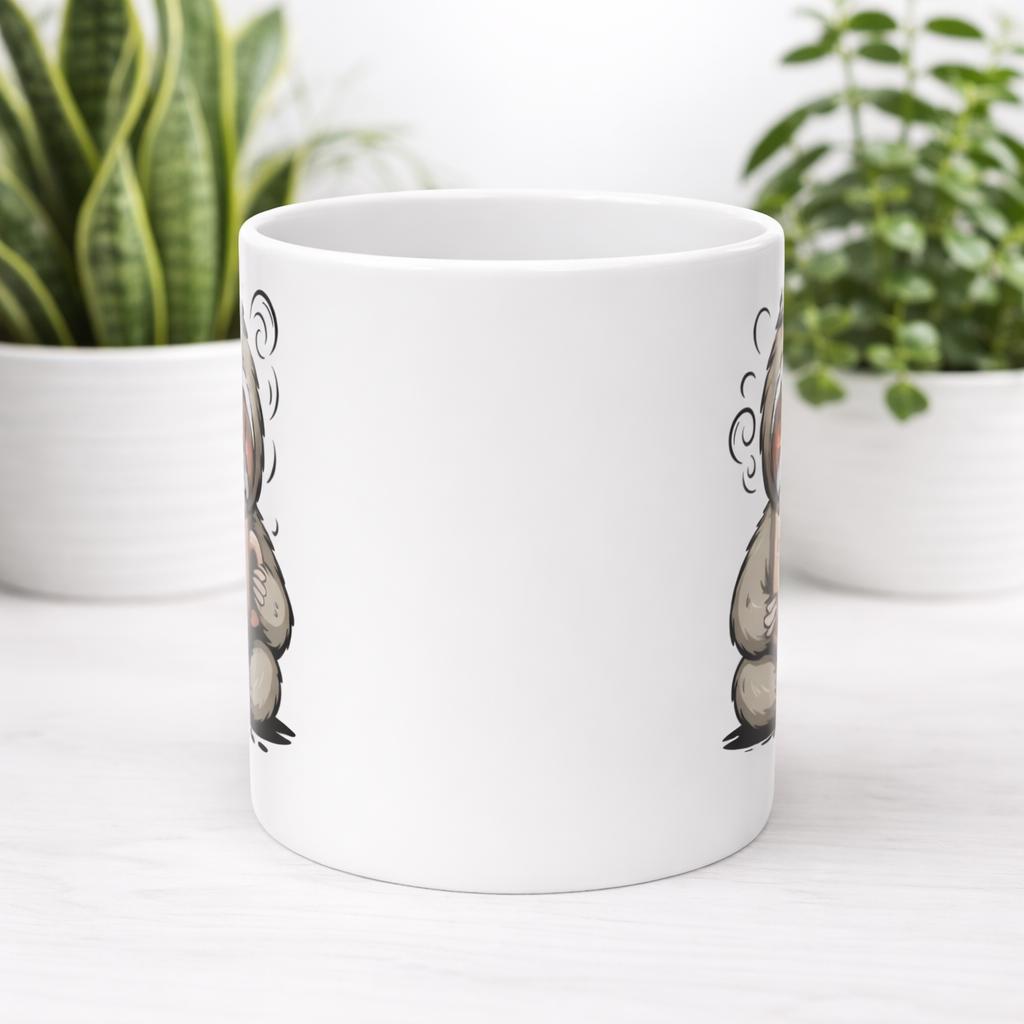 Cute Sloth Mug | Funny Sloth Coffee Cup 11oz 15oz | Sloth Gift & Sloth Birthday Present | Sloth Mugs for Animal Lovers