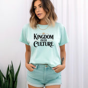 Kingdom Over Culture Shirt, Christian Graphic Tee, Modern Faith Streetwear, Minimalist Christian Apparel, Boutique Faith Shirt