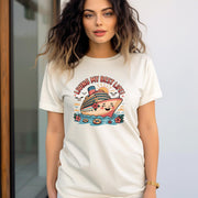Living My Best Life Cruise Shirt | Comfort Colors 1717 | Funny Vacation Tee | Cruise Ship Graphic | Tropical Travel Shirt