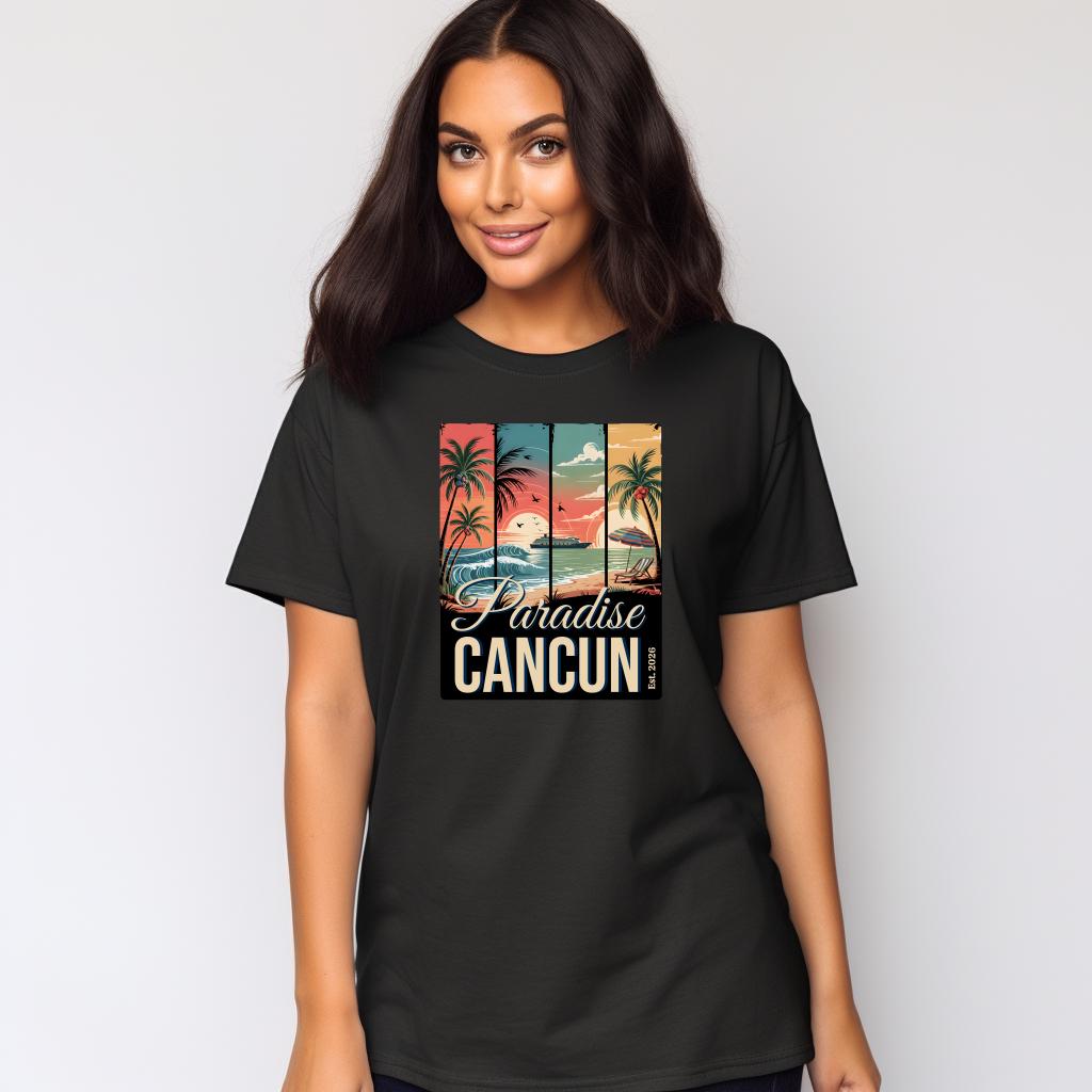 Personalized Paradise Destination Shirt | Custom Vacation Location Tee | Comfort Colors 1717 Tropical Beach T-Shirt