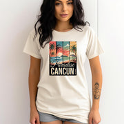 Personalized Paradise Destination Shirt | Custom Vacation Location Tee | Comfort Colors 1717 Tropical Beach T-Shirt