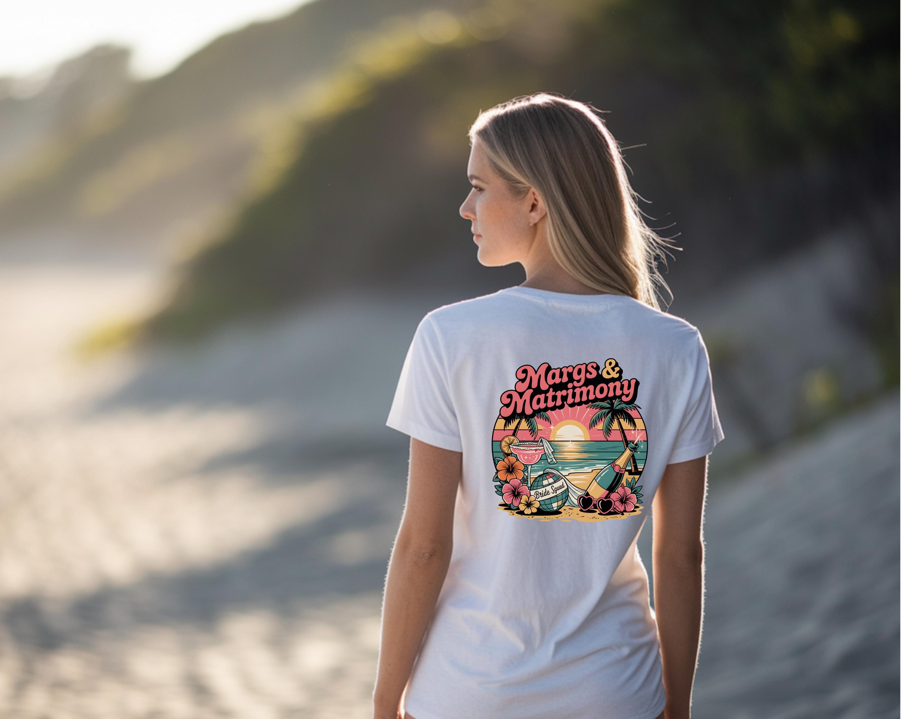Mexico Bachelorette Party Shirt, Bride Squad Bach Tee, Final Fiesta Bridal Crew Shirt, Margs & Matrimony Cancun Trip Top