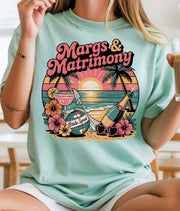 Margs & Matrimony Bachelorette Party T-Shirt, Bride Squad Mexico Tee