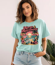 Margs & Matrimony Bachelorette Party Shirt, Bride Squad Mexico Bach Tee, Final Fiesta Bridal Crew T-Shirt