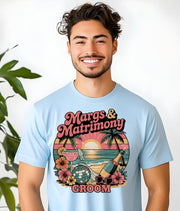 Margs & Matrimony Bachelorette Party Shirt, Bride Squad Mexico Bach Tee, Final Fiesta Bridal Crew T-Shirt