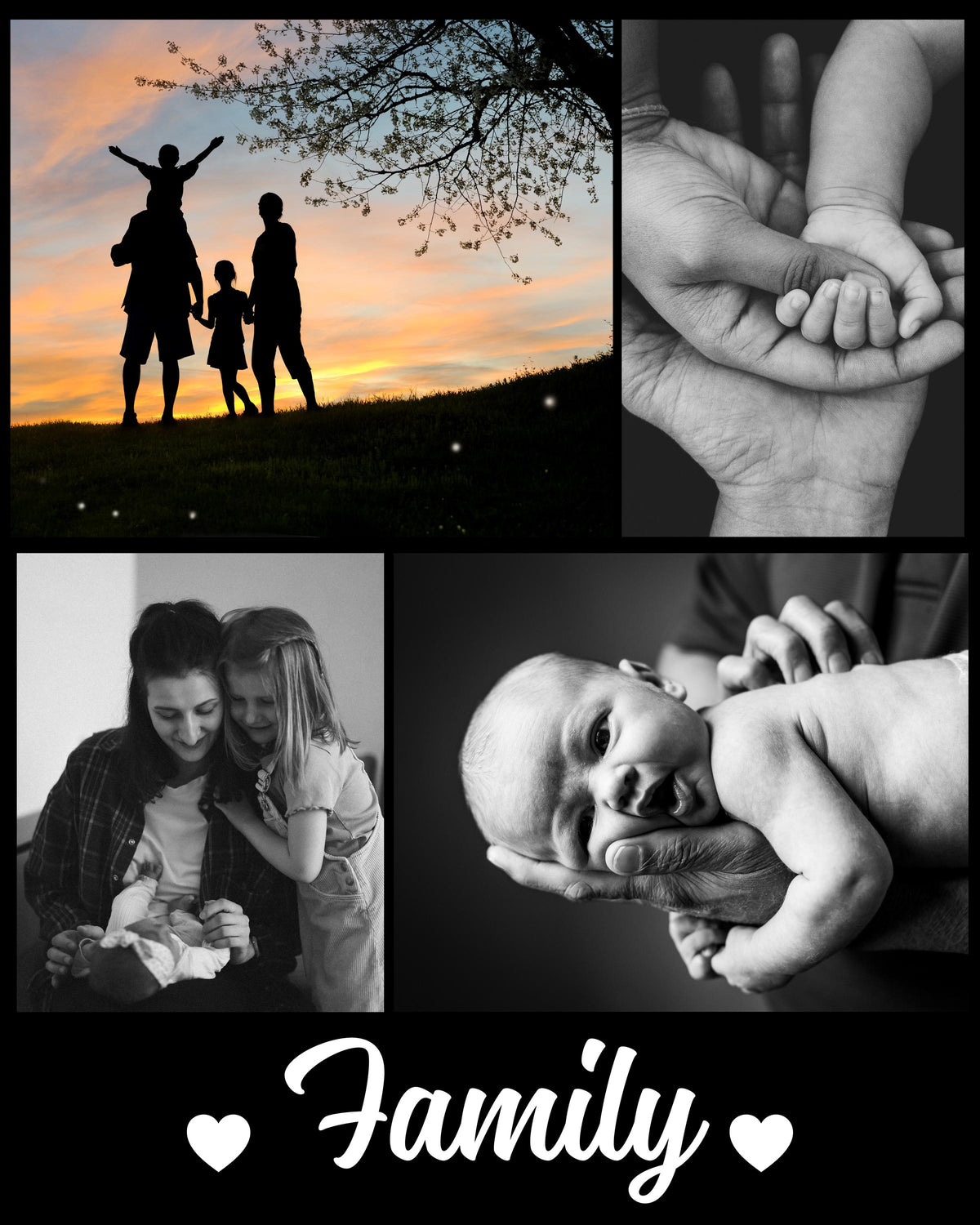 Personalized Photo Collage Blanket, Velveteen Plush Throw, Memorial Gift