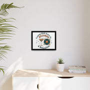 Evenings Made Better by Records & Relaxation Canvas | Framed Music Wall Art | Vinyl Record Decor | Cozy Home Aesthetic Art