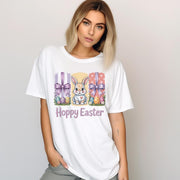 Happy Easter Bunny Shirt, Cute Easter Graphic Tee, Spring Pastel Comfort Colors 1717 T-Shirt
