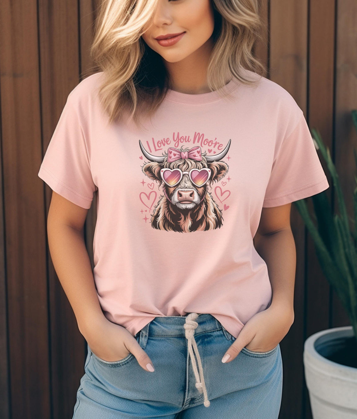 Funny Cow Graphic T-Shirt, Women's Relaxed Fit Cotton Tee