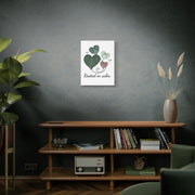 Rooted in Calm Canvas Wall Art | Botanical Leaf Print | Minimalist Nature Decor | Green Zen Wall Art | Modern Home Decor Matte Canvas
