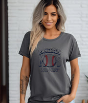 Baseball Mom Loud and Proud Shirt | Sports Mom Graphic Tee | Proud Baseball Mama | Game Day Mom Apparel