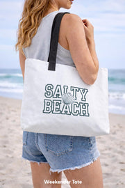 Beach Tote Bag | Premium Cotton Tote Bag | Minimalist Canvas Tote | Reusable Shopping Bag | Everyday Carryall