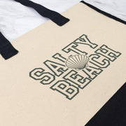 Beach Tote Bag | Premium Cotton Tote Bag | Minimalist Canvas Tote | Reusable Shopping Bag | Everyday Carryall