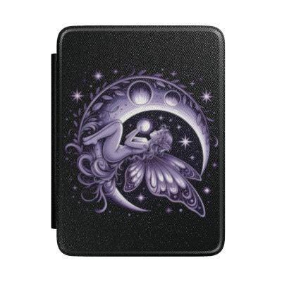 Moon Fairy Kindle Case,  Purple Celestial Ereader Cover, Paperwhite 7inch 12th Gen, Fantasy Book Lover Gift, Witchy Reader Accessory