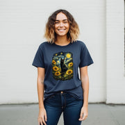 Van Gogh Cat Shirt | Starry Night Cat Tee | Aesthetic Black Cat Art | Sunflower Van Gogh Print Gift