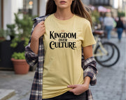 Kingdom Over Culture Shirt, Christian Graphic Tee, Modern Faith Streetwear, Minimalist Christian Apparel, Boutique Faith Shirt