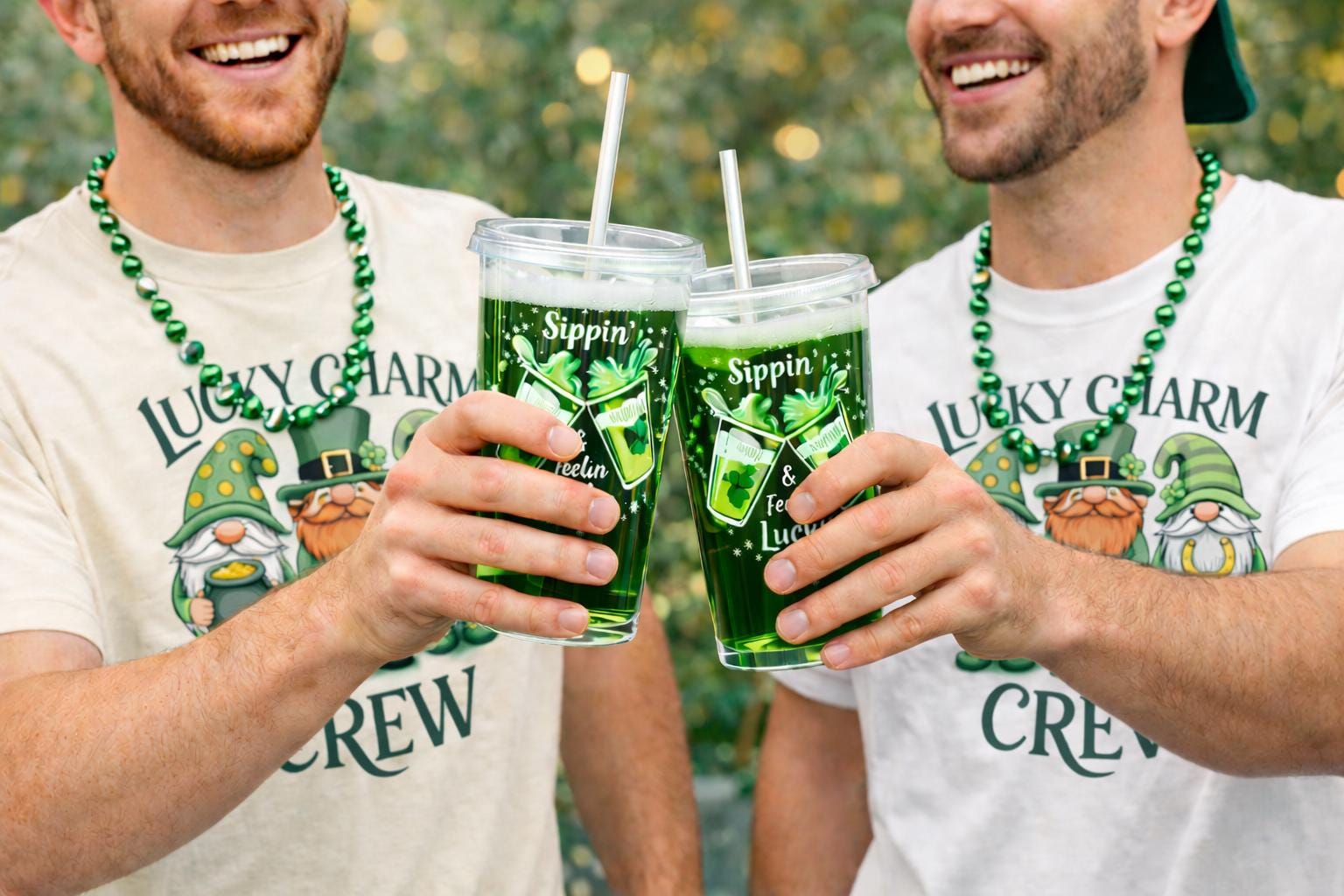 Lucky Charm Crew Shirt | St Patrick’s Day Gnome Tee | Comfort Colors 1717 Irish Shamrock Shirt | Cute Green Holiday Top