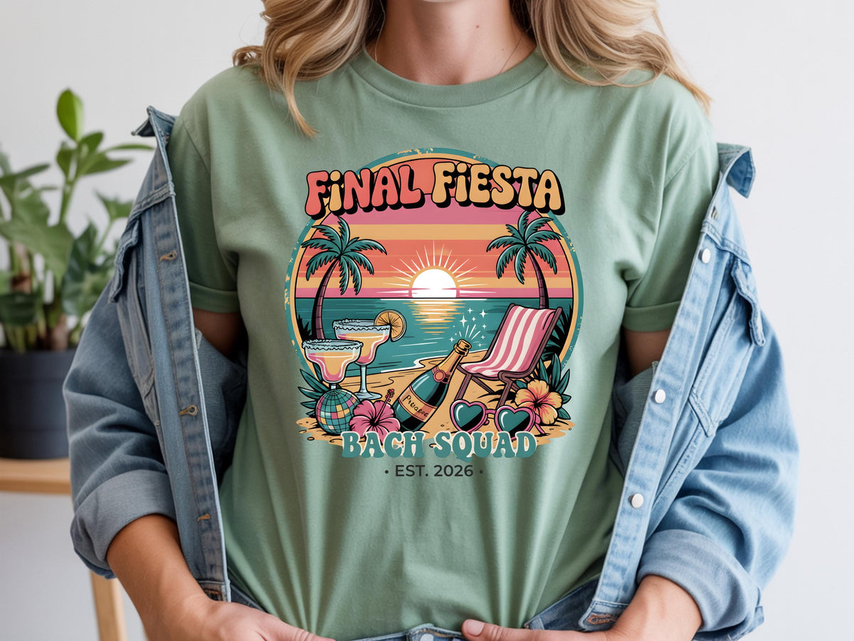 Mexico Bachelorette Shirt, Cancun Bride Squad Shirt, Final Fiesta Bach Party Tee, Tropical Hen Party Matching Shirts