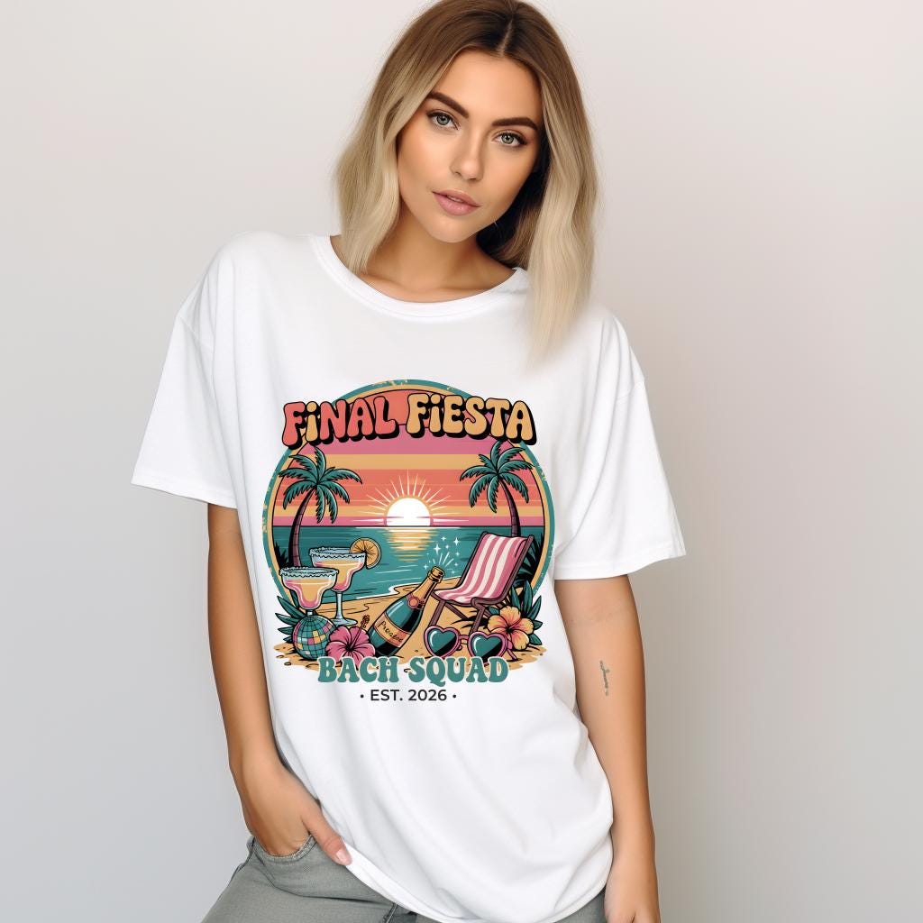 Mexico Bachelorette Shirt, Cancun Bride Squad Shirt, Final Fiesta Bach Party Tee, Tropical Hen Party Matching Shirts