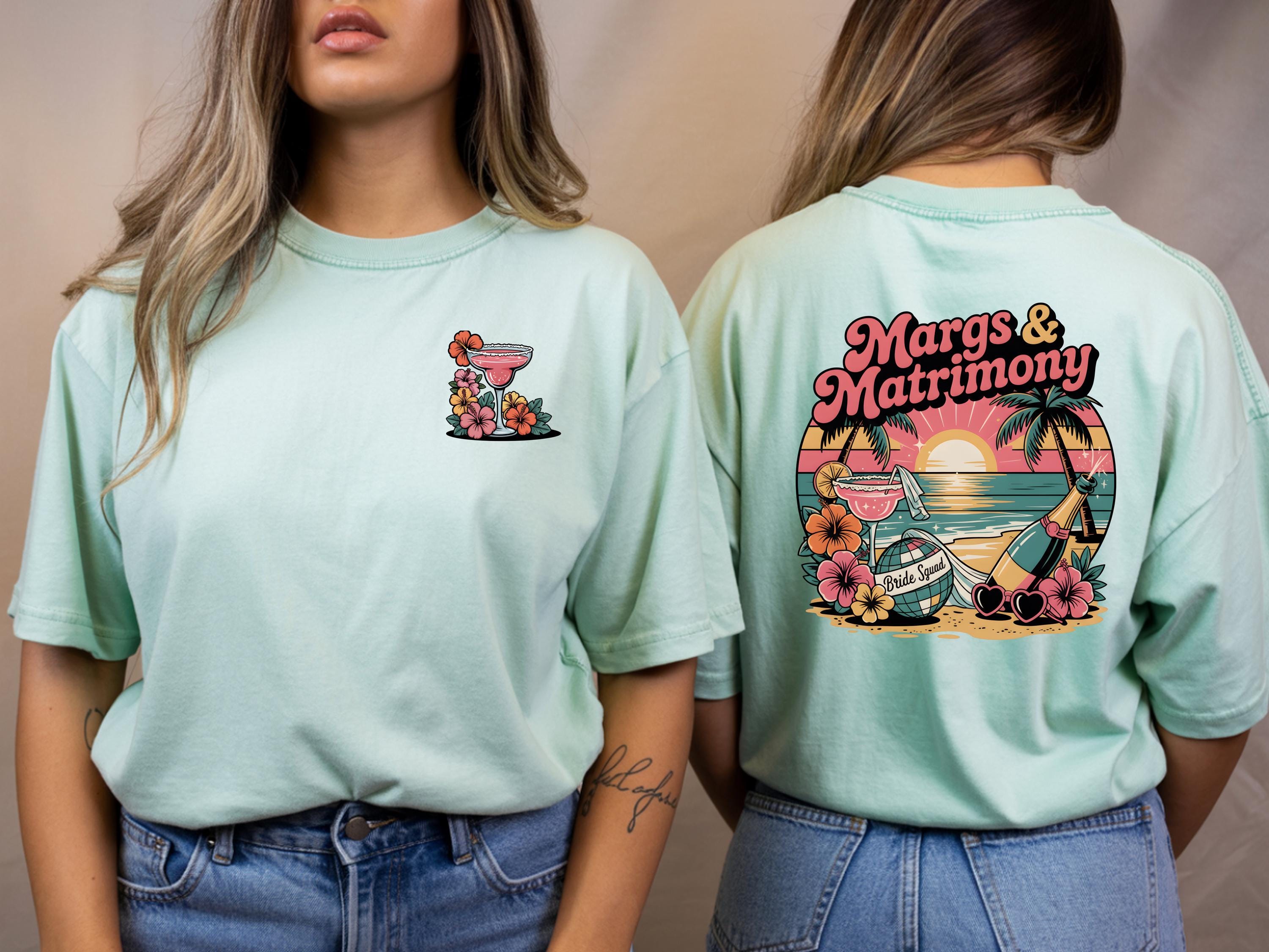 Mexico Bachelorette Party Shirt, Bride Squad Bach Tee, Final Fiesta Bridal Crew Shirt, Margs & Matrimony Cancun Trip Top