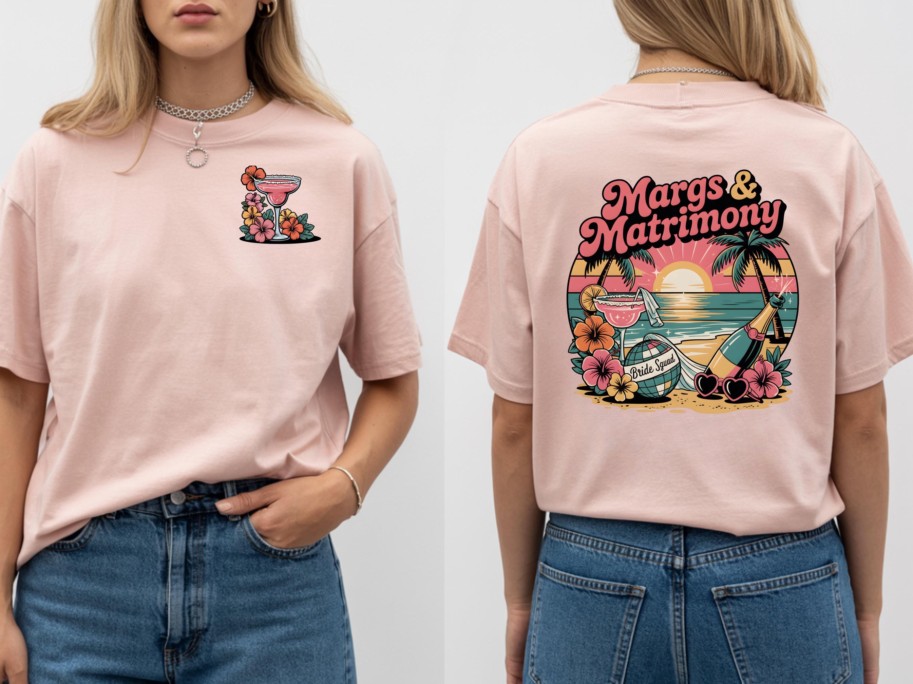 Mexico Bachelorette Party Shirt, Bride Squad Bach Tee, Final Fiesta Bridal Crew Shirt, Margs & Matrimony Cancun Trip Top