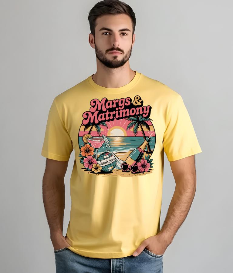 Margs & Matrimony Bachelorette Party Shirt, Bride Squad Mexico Bach Tee, Final Fiesta Bridal Crew T-Shirt