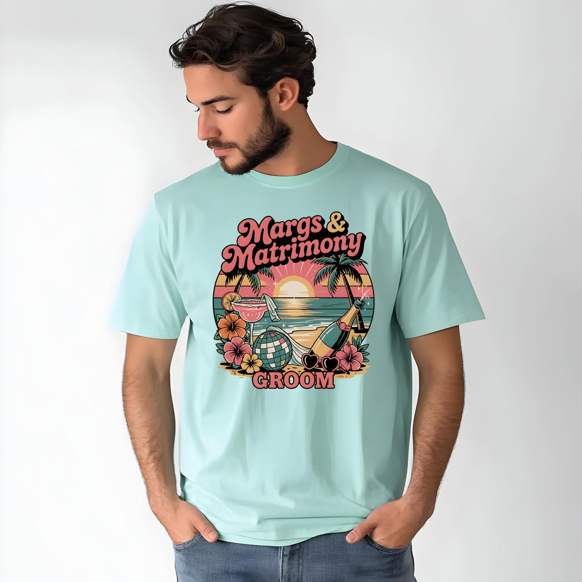 Margs & Matrimony Bachelorette Party Shirt, Bride Squad Mexico Bach Tee, Final Fiesta Bridal Crew T-Shirt