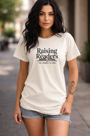 Raising Readers – One Chapter at a Time – Bookish Mom Shirt – Literary Mother’s Day Gift – Teacher Gift Tee