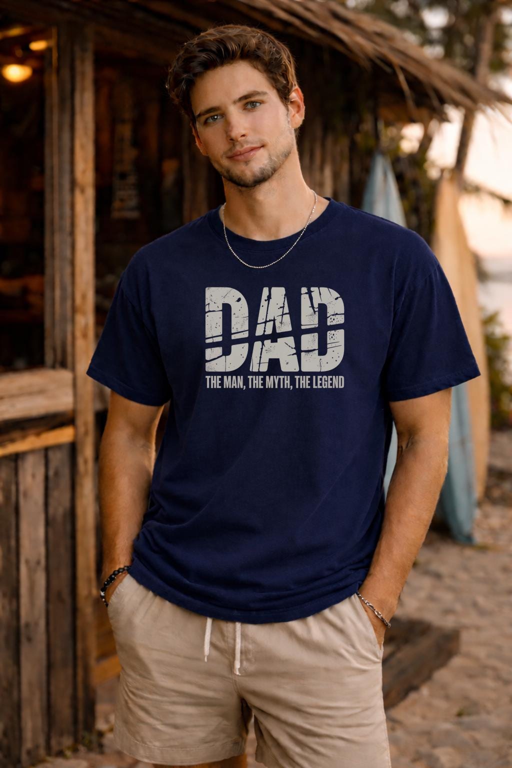 Dad The Man The Myth The Legend Shirt – Funny Father’s Day Tee – Gift for Dad – Classic Dad Graphic T-Shirt – Birthday Gift for Him