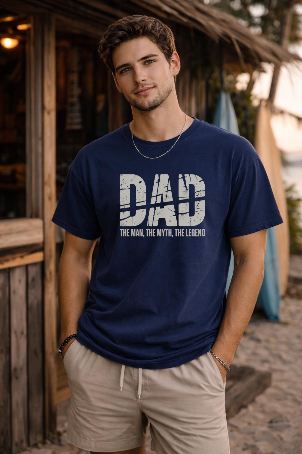 Dad The Man The Myth The Legend Shirt – Funny Father’s Day Tee – Gift for Dad – Classic Dad Graphic T-Shirt – Birthday Gift for Him