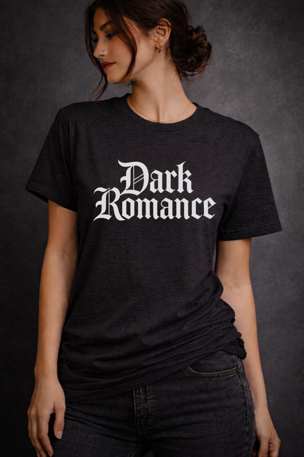 Dark Romance Shirt, Gothic Bookish Tee, BookTok Reader Shirt, Dark Romance Aesthetic Graphic Tee, Romance Reader Gift