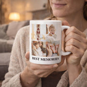 Custom Photo Collage Mug, Personalized Picture Coffee Mug, Family Photo Mug, Upload Your Photos Mug, Memory Mug Gift, Custom Picture Mug,Cer