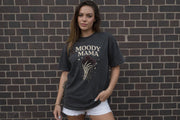Moody Mama Shirt, Gothic Mom Tee, Dark Feminine Graphic Tee, Skeleton Hand Rose Shirt, Alternative Mom Shirt, Edgy Aesthetic Top