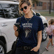 Moody Mama Shirt, Gothic Mom Tee, Dark Feminine Graphic Tee, Skeleton Hand Rose Shirt, Alternative Mom Shirt, Edgy Aesthetic Top