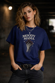 Moody Mama Shirt, Gothic Mom Tee, Dark Feminine Graphic Tee, Skeleton Hand Rose Shirt, Alternative Mom Shirt, Edgy Aesthetic Top