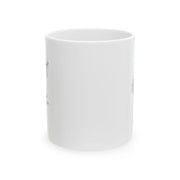 Scatter Kindness Everywhere Mug, Hummingbird Floral Coffee Cup, Inspirational Ceramic Mug 11oz 15oz