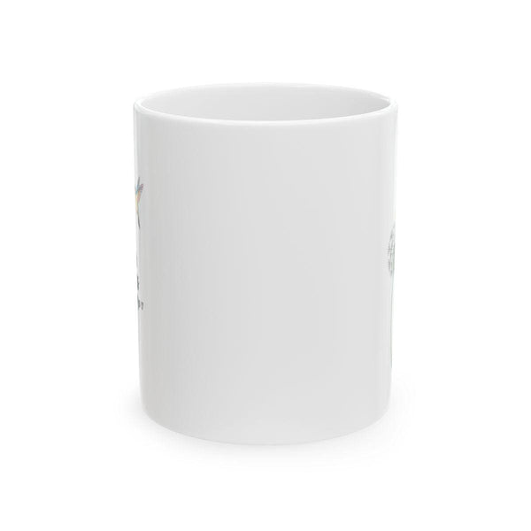 Scatter Kindness Everywhere Mug, Hummingbird Floral Coffee Cup, Inspirational Ceramic Mug 11oz 15oz