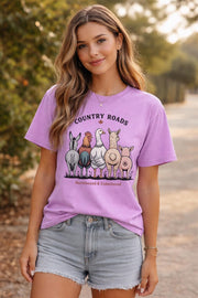 Country Roads Northbound & Unbothered Shirt, Funny Canadian Farm Graphic Tee, Rustic Barnyard Western T-Shirt