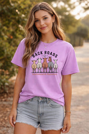 Back Roads Southbound & Shameless Shirt, Funny Farm Graphic Tee, Country Girl Western Barnyard T-Shirt