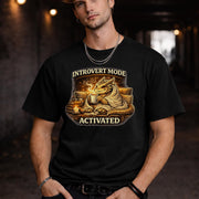 Introvert Mode Activated Shirt, Cozy Dragon Shirt, Introvert Shirt, Emotional Support Dragon Tee, Fantasy Dragon Shirt, Book Lover Gift
